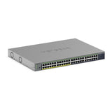 NETGEAR GS748PP Unmanaged Gigabit Ethernet (10/100/1000) Power over Ethernet (PoE) Gray (GS748PP100NAS) — view 3