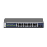 NETGEAR GS724T-600NAS network switch Managed L2+/L3 Gigabit Ethernet (10/100/1000) 1U Blue, Gray (GS724T600NAS) — view 3