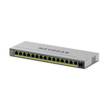 NETGEAR GS116EP Managed L2/L3 Gigabit Ethernet (10/100/1000) Power over Ethernet (PoE) Gray (GS116EP100NAS) — view 3