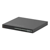 NETGEAR MSM4328F Managed L3 10G Ethernet (100/1000/10000) 1U Black (MSM4328F100NES) — view 2