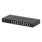 NETGEAR GS308LP Unmanaged Gigabit Ethernet (10/100/1000) Power over Ethernet (PoE) Desktop Black (GS308LP100NAS) — view 3