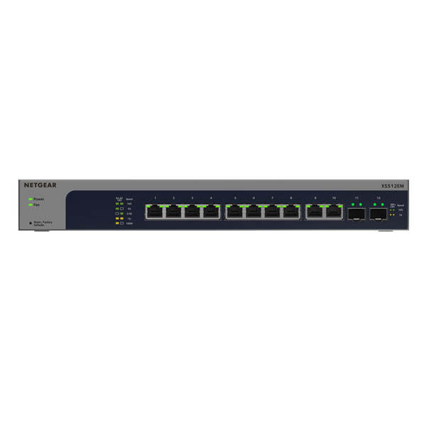 NETGEAR XS512EM-200NAS front view