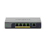 NETGEAR GS105EPP Unmanaged Gigabit Ethernet (10/100/1000) Power over Ethernet (PoE) Desktop/Wall-Mounting Gray (GS105EPP100NAS) — view 2