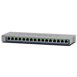NETGEAR GS116-300NAS network switch Unmanaged L2 Gigabit Ethernet (10/100/1000) Black (GS116300NAS) — view 2