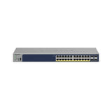 NETGEAR GS728TPP Managed L2/L3/L4 Gigabit Ethernet (10/100/1000) Power over Ethernet (PoE) 1U Gray (GS728TPP300NAS) — view 2