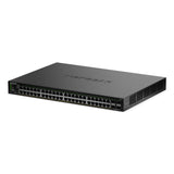 NETGEAR S350v2 Managed L2/L3 Gigabit Ethernet (10/100/1000) Power over Ethernet (PoE) 1U Black (GS348TP200NAS) — view 3
