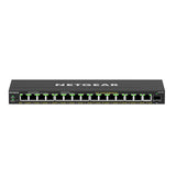 NETGEAR GS316EP Managed Gigabit Ethernet (10/100/1000) Power over Ethernet (PoE) Black (GS316EP100NAS) — view 2