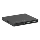 NETGEAR MSM4328F Managed L3 10G Ethernet (100/1000/10000) 1U Black (MSM4328F100NES) — view 3